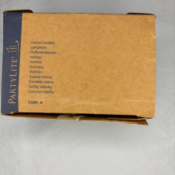 PARTY LITE New Votive Candles X4 Tamboti Safari - Picture 3 of 4